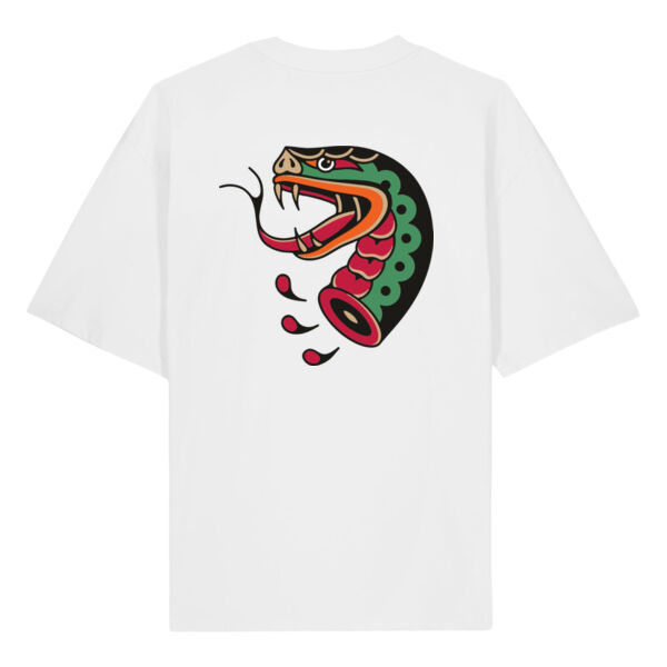 Snake Oversize T-shirt White Thumbnail