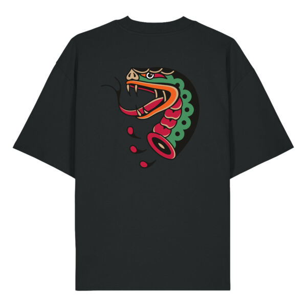 Snake Oversize T-shirt Black Thumbnail